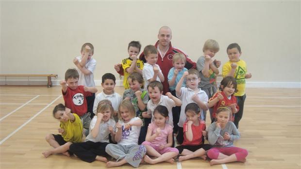 Karate at Windygoul Primary School