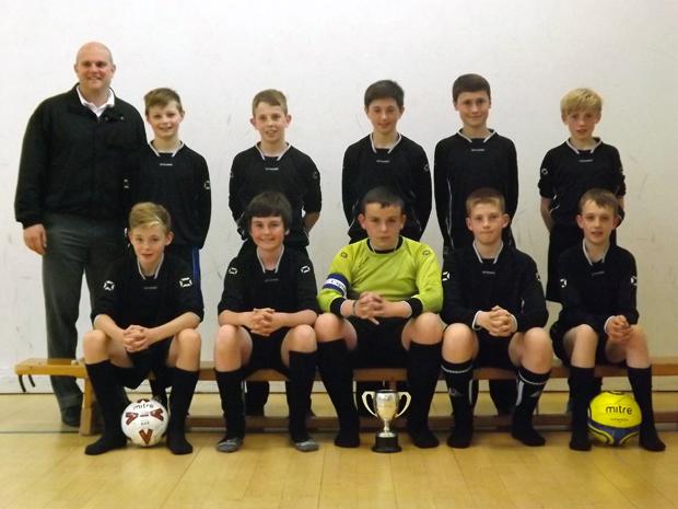 130529 RHS Football 13s Team Photo with League Cup Active EL