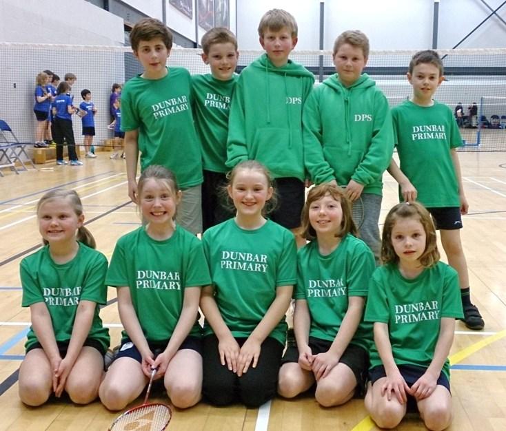 Dunbar Primary School Badminton Team