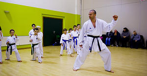 Karate at Windygoul Primary School