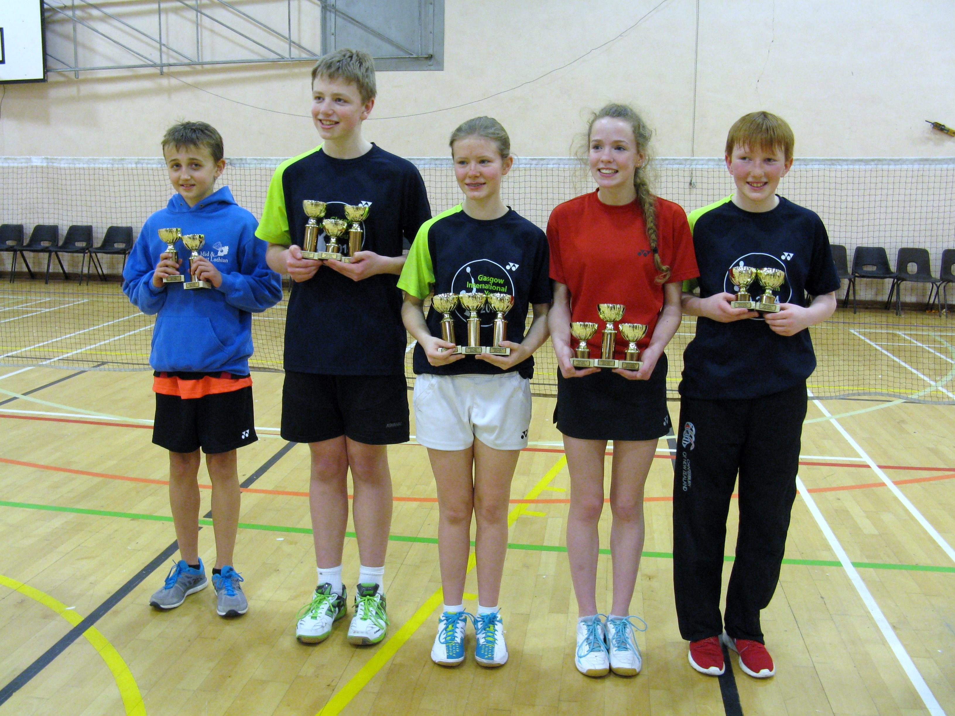 COUNTY BADMINTON PLAYERS DOMINATE LOTHIAN SCHOOLS