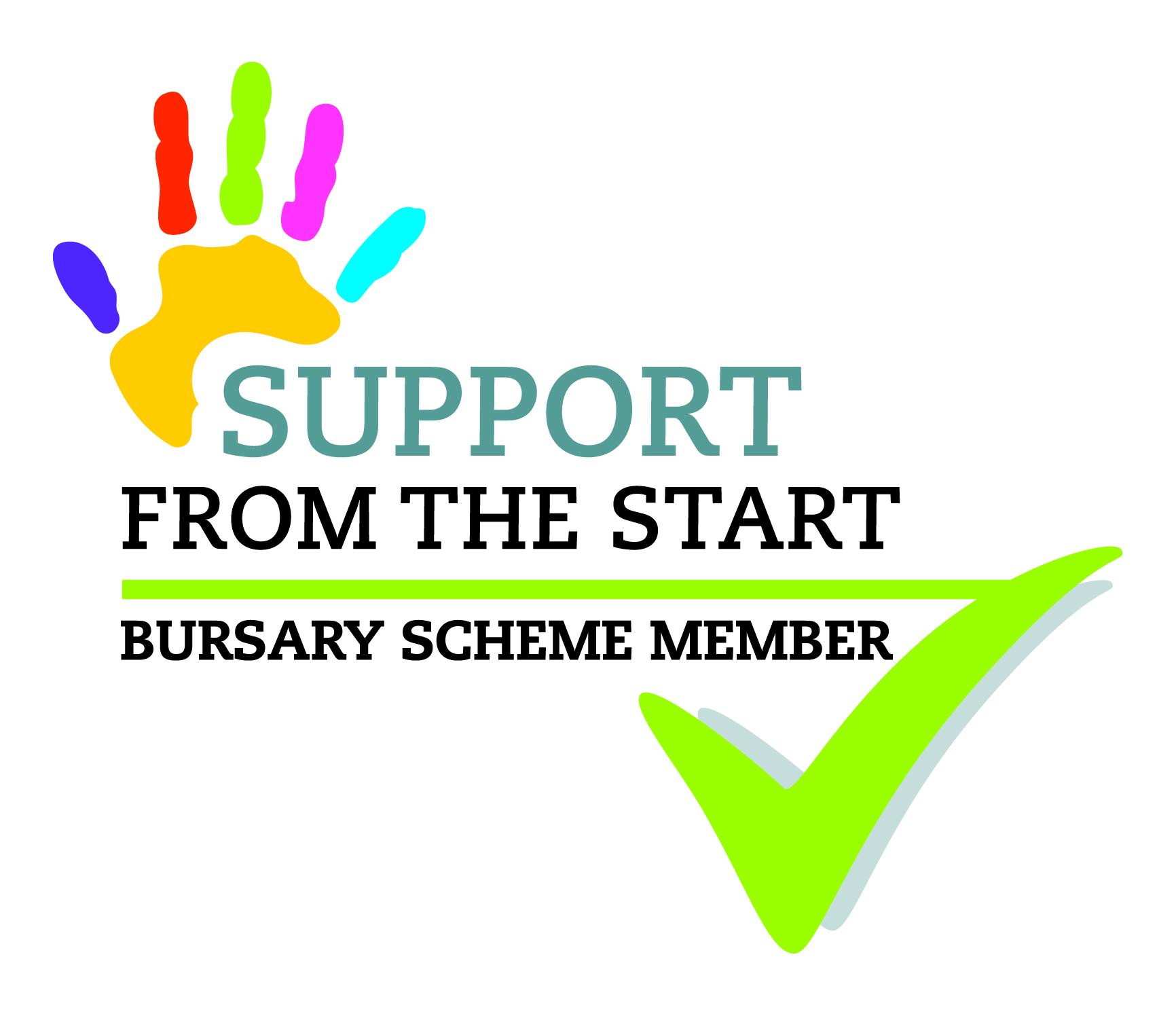 Support from the Start Bursary Logo